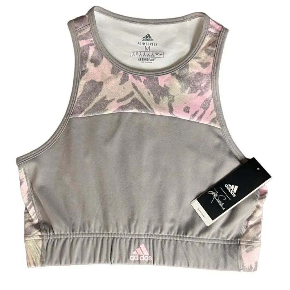 Adidas x Zoe Saldana collection, low impact sports bra, size medium